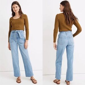 Madewell High Rise Blue Jeans Relaxed Fit